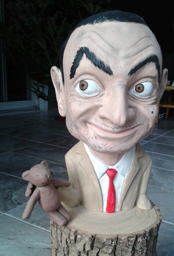 Sculpture de Mr Bean